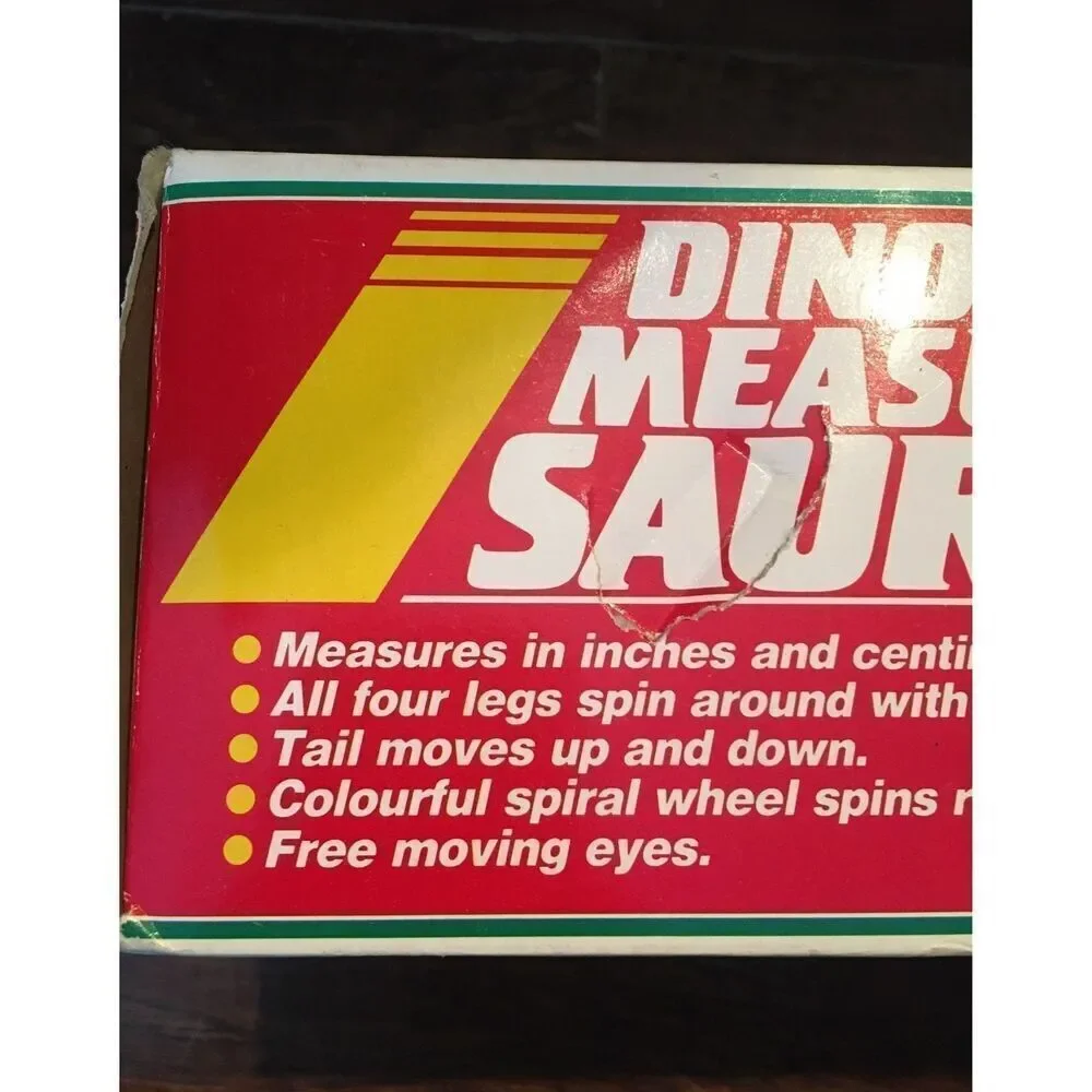 Vintage 1986 Playwell Dino-Measure-Saurus